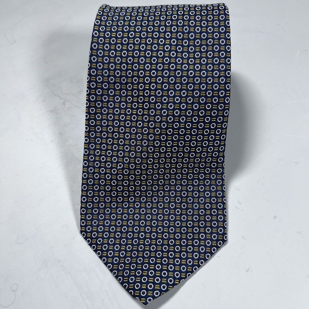 Lauren Ralph Lauren Tie‎ Green Label Green 100% Silk Made In USA Vintage
